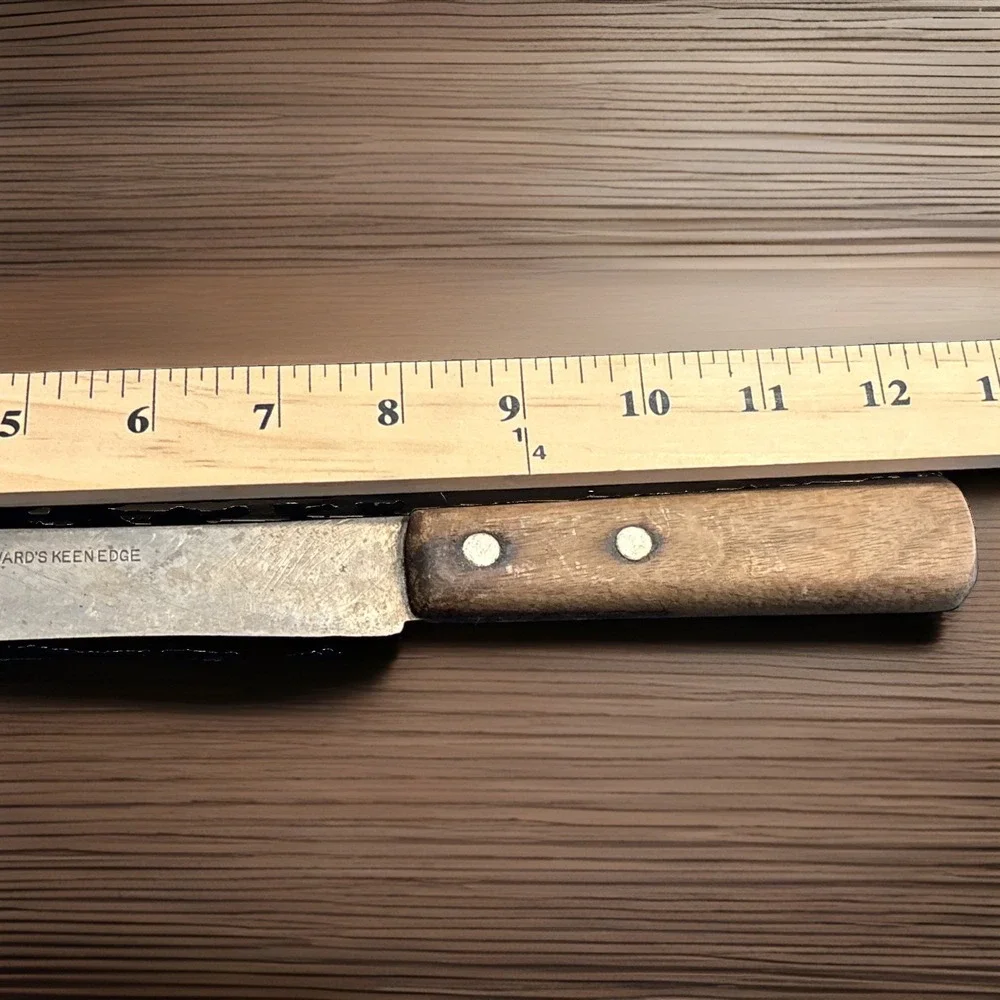 Vintage Ward's Keen Edge Butcher Slicing Knife 8